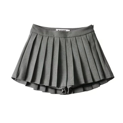MEXZT Sexy Pleated Skirts Women Korean High Waist Mini Skirts JK Preppy Summer Fashion White Black Gyaru Tennis Extreme Skirt