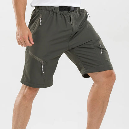 Summer Detachable Quick Dry Cargo Pants Men Waterproof Active Multifunction Pockets Outdoor Long Trousers Casual Pants