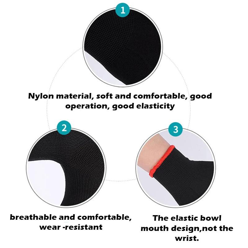 ALIWRAP 5/10Pairs Car Vinyl Wrap Gloves Anti-Static Window Tinting Film Install Gloves Fingertip Work Gloves Auto Wrapping Tools