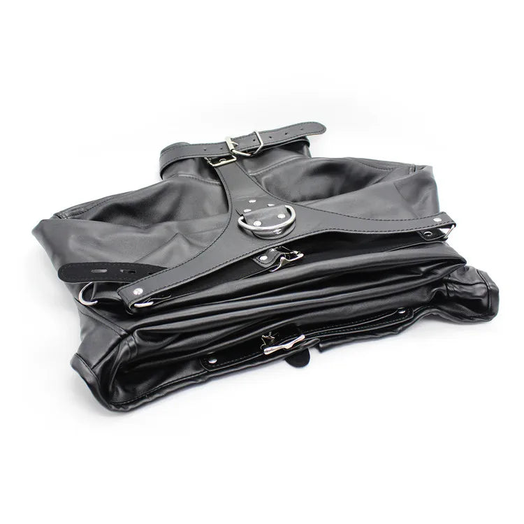 Bondage Women PU Leather Body Harness Cupless Straight Jacket Adult Costume BDSM Sexy Shop Atacado Harness Woman Accessories