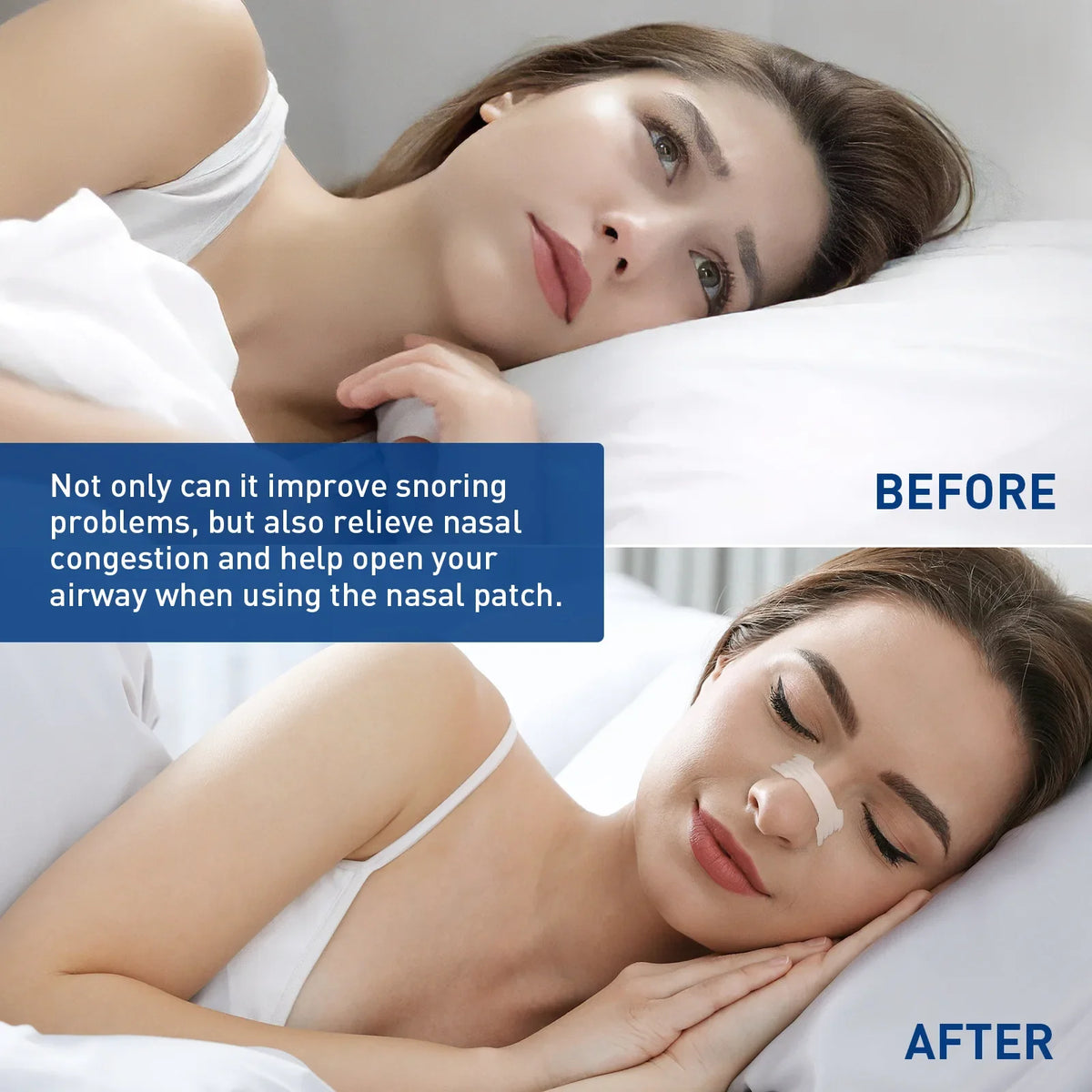 Extra Strength Sport Nasal Strips - Breathable Anti-Snoring Non-Invasive Sleep Aid for Adults And Children 30/90/150/300 PCS