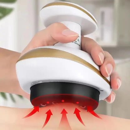 Electric Scraping Massage Cupping Body Massager Vacuum Cans Suction Cup Heating Body Back Neck Arm Guasha Massager