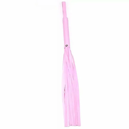 High Quality Pu Leather Pimp Whip Racing Riding Crop Party Flogger Hand Cuffs Queen Black Horse Riding Whip Sports Horsewhip