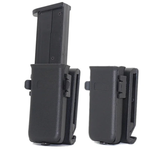 Tactical Adjustable Universal Fast Mag Pouch Single Modular Polymer Universal 9mm.40.45 Magazine Pouch