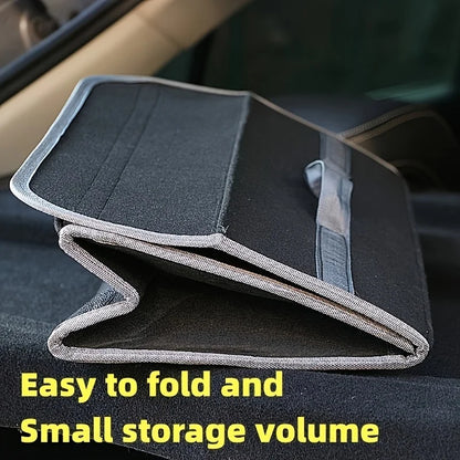 1 Fabric Pack Car Trunk Organizer Foldable ergonomic handle for SUVs/sedans/trucks durable fabric