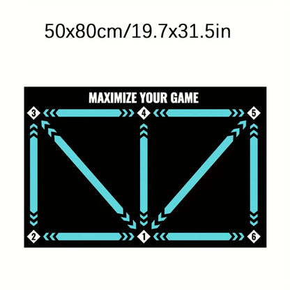 New football control training mat | Stable, quiet rubber bottom | Digital guidance design | Enhances ball feel, daily training