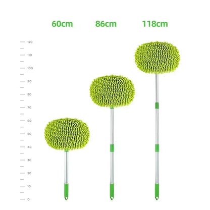 Car Cleaning Brush Telescopic Long Handle Cleaning Care Details Adjustable Super Absorbent Car Washing Mop Window Wash Tool