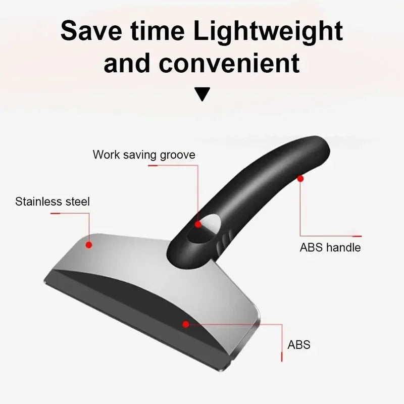 2Pcs Multifunction Car Snow Shovel Winter Windshield Defrosting Ice Scraper Tool Glass Snow Removal Tools Auto Accessories