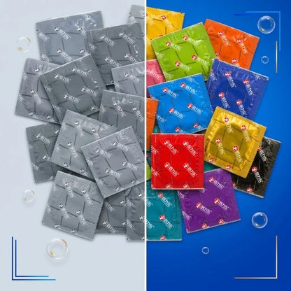 Random Condoms Smooth Surface, Male Safe Sex Health Care, Discreet Package
