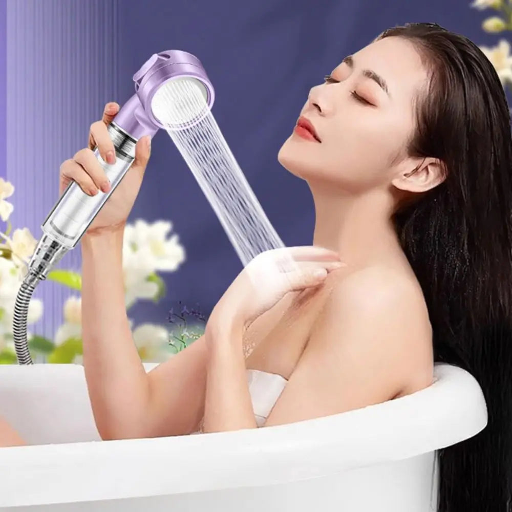Durable Portable Travel Showerhead 3 Modes Detachable Hotel Filter Clean Filter Shower Head Shower Head Universal
