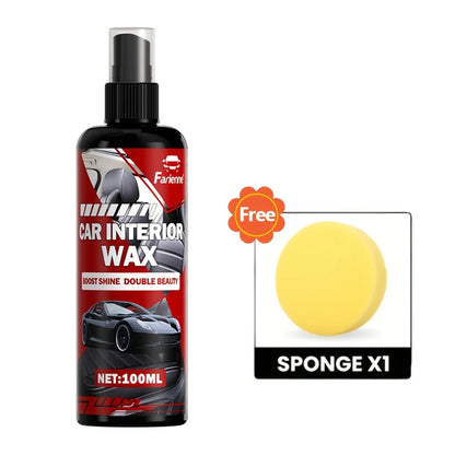 Car Interior Polish Spray – a Versatile Polishing Agent Suitable for Dashboards, Leather Seats, Plastic Trims, And Various Surfa