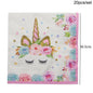 Unicorn Birthday Decorations for Girl Plate Napkin Cup cake topper Unicorn Party Supplies Kids Birthday Party Decor Baby Shower