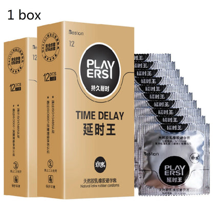 10/12PCS Erotic Condom Ice and Hot Feeling Big Particles Spikes Condom G Point Stimulation Sexshop Contraception for Men Sex Toy