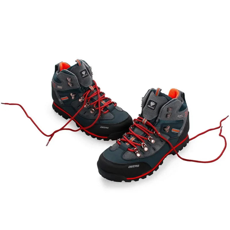 Mixed Gender Hiking Shoes Men Winter Mountain Climbing Trekking Boots Top Quality Outdoor Fashion Casual Snow Boots Plus Size 47