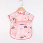 Baby Girls Apron Bibs Toddler Long Sleeve Scarf Waterproof Art Smock Feeding Bib Infant Boys Girls Kids Burp Cloth Bandana