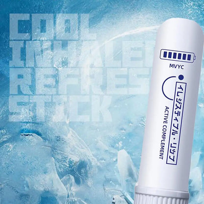 Peppermint Oil Sobering Refreshing Energy Stick Eucalyptus Oil Nasal Inhaler Sober Stick Driving Anti-drowsiness Cool Nasal