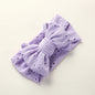 Baby Girl Bows Headband Newborn Turban Hole Hairband Embroidery Accessory Kids HairBand Outdoor Summer Toddler children HeadWrap