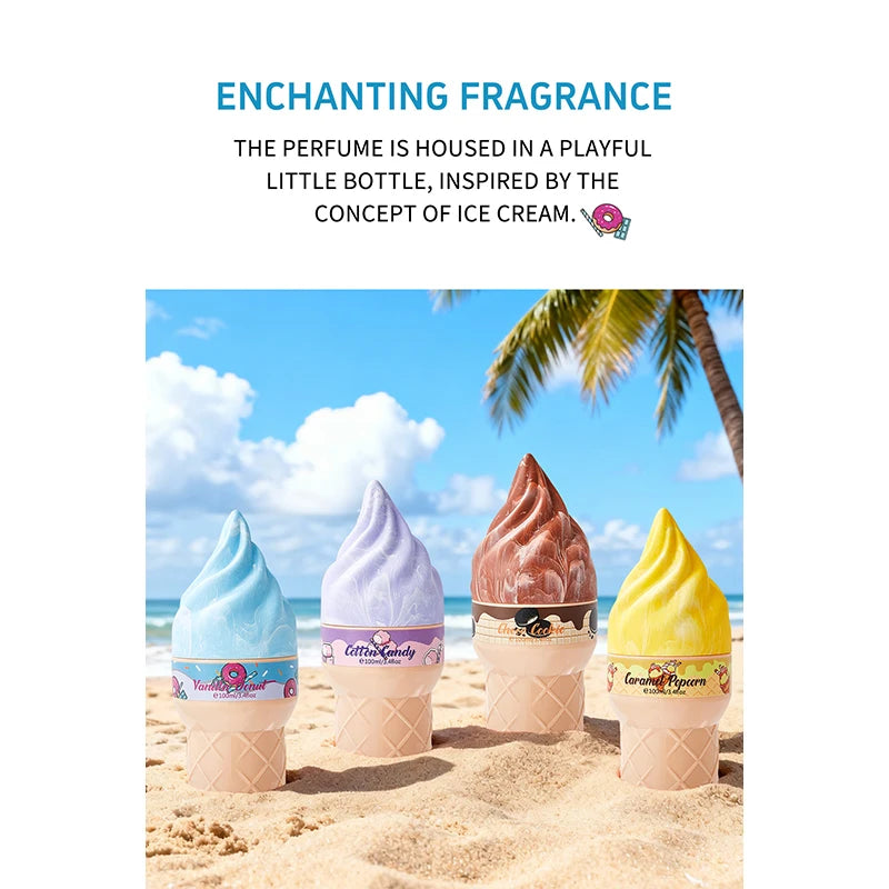 Hign-end Ice Cream Sweet Women Perfume Lasting Fresh Vitality Floral Fruity Fragrance Eau De Toilette Charming Fragrance Spray