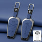 Car Interior Accessories Zinc Alloy Leather Key Case Cover Holder Chain For Voyah Free I-Land Dreamer PHEV Luxury Protective