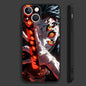 Cool K-Kokushibo Anime Phone Case For iPhone 16,15,14,13,12,11,Pro,Max,Plus,Mini,X,XS,XR,8,7,6,S,SE Soft Black Case