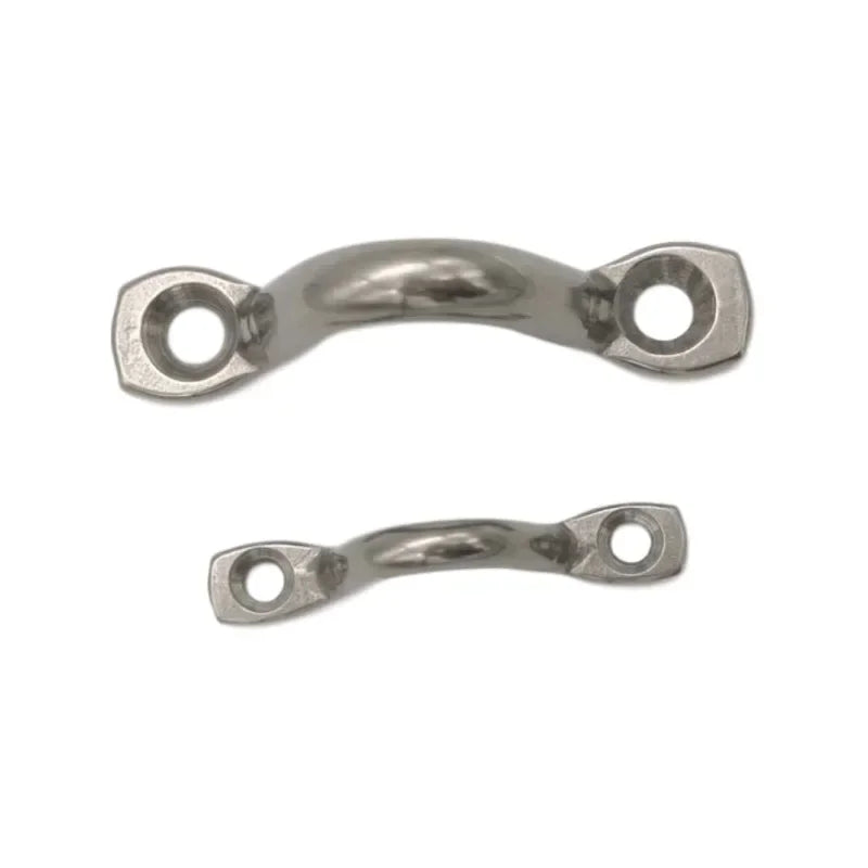 10Pcs 4mm 5mm 6mm Stainless Steel Pad Eye Strap for Boat Door Handle Pull Door Hardware Knob Handle Boat Yacht Ship Doorknob