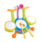Kids Jazz Drum Set Toddlers Musical Instruments Baby Percussion Educational Learning Toys with Microphone Gifts for Boys Girls