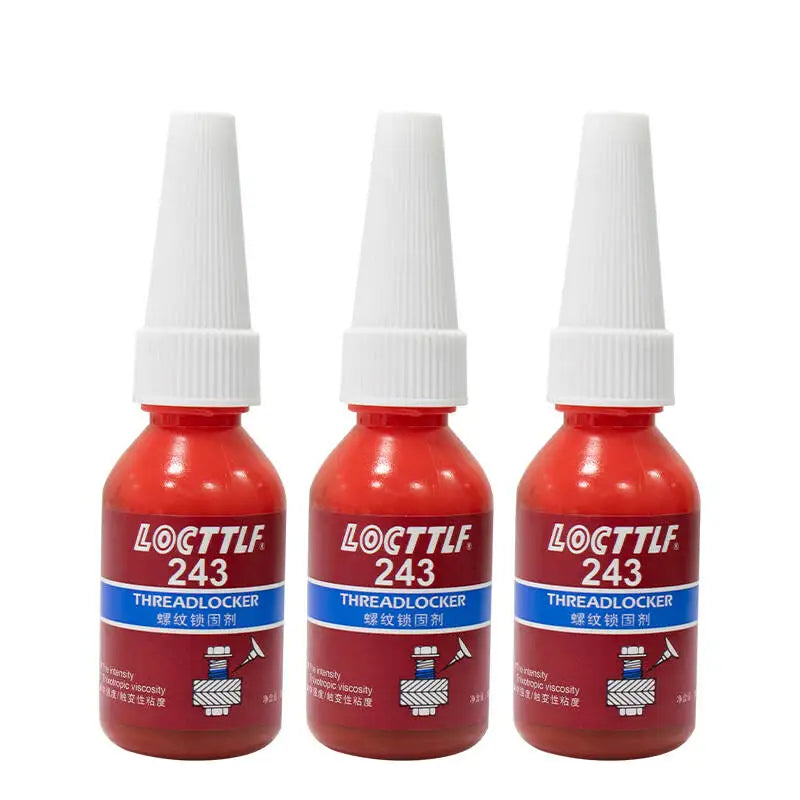 243 Blue Anaerobic Adhesive Medium Strength Threadlockers For All Metal Threaded Components Removable Waterproof 50ML