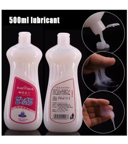 500ML Lubricant for Sex Cream Super Capacity Viscous Lube Water Based Sex Massage Oil Anal Adult Masturbation Toy Couple Game