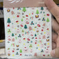 1sheet 5D Halloween Nail Stickers Pink/Green/Black Cartoon Pattern Nail Art Slider DIY For Sweet Cool Girl Cute Nail Decoration