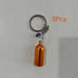 Ajrc 1/10 Simulation Climbing Car Universal Decorative Parts Nos Metal Simulation Nitrogen Bottle With Fixed Chain