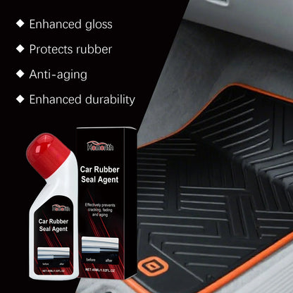 Car Rubber Care Agent–Anti-Aging, Repairs,Restores Black Luster,Resists High & Low Temperatures,Gentle Formula,Non-Corrosive