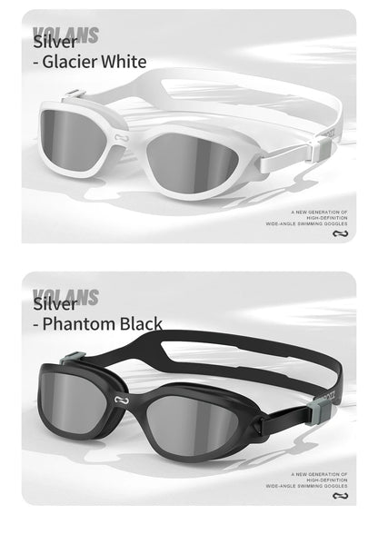 COPOZZ Professional HD Swimming Goggles Anti-Fog UV Protection Adjustable Swimming Glasses Silicone Water Glass For Men and Wome