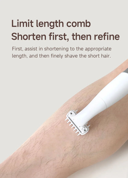 DOCOLAB Electric Razor Depilador Trimmer Shaver Epilator 4 In 1 Body Hair Removal Bekini Painless Cordless Gifts Men Women