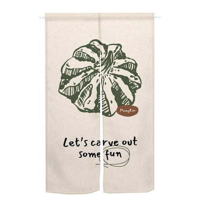 Custom Japanese Resturant Ramen Noren Curtain  Noodles Shop Kitchen Cloth Doorway Curtains Oil Smoke Proof Partition No Punching