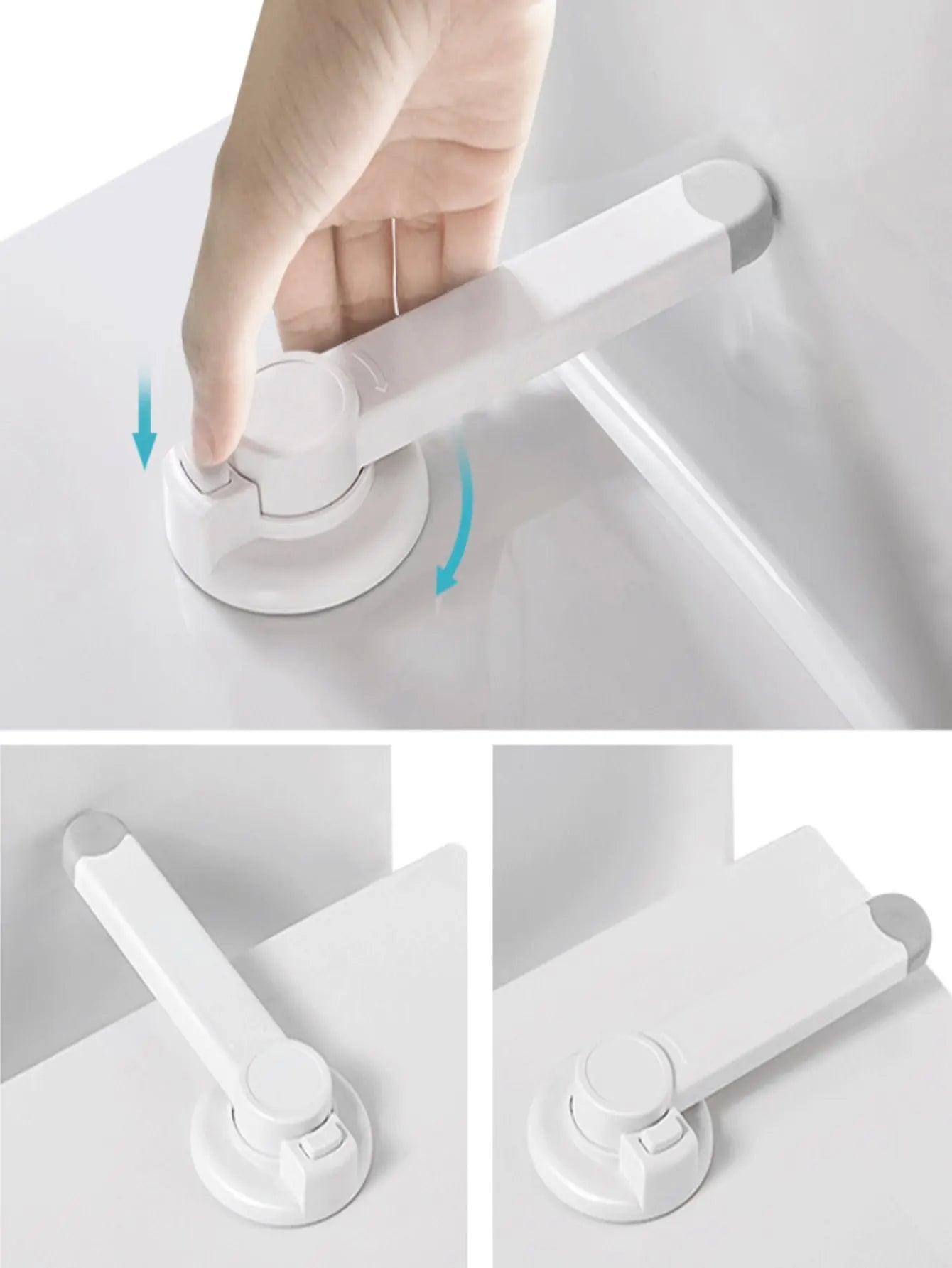 Baby Toilet Lock With 3m Adhesive Easy Intallation No Tools Needed Fit For Most Standard Toilet Safe Products For Kids And Pets