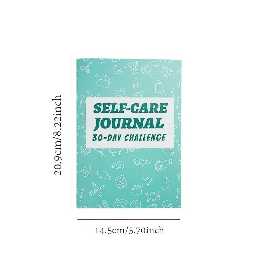 Mr Paper 36 Pages Self Care 30 Day Challenge Planner Notebook Journal Schedule Organiser for Office, School and Study Stationery