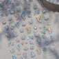 Iridescent Water Bubbles Shiny Stars Colorful 5D Nail Art Stickers Dreamy Water Drop Self Adhesive Decorations Manicure Decals