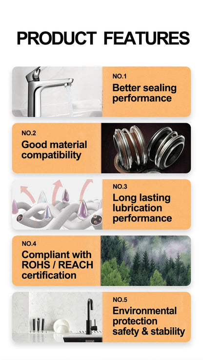 50/100g Waterproof Silicone Lubricant Grease Car Rubber Seal O-Rings Conditioner Repair Maintenance Lithium Grease Tools