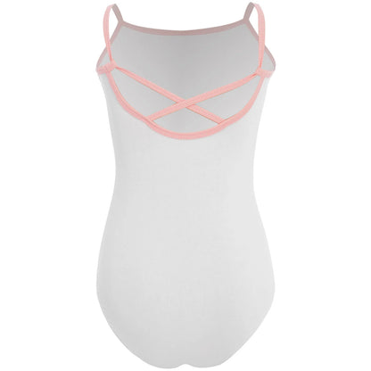 New Girls Ballet Leotards Kids Child Sleeveless Fairy Butterfly Wing Hollow Stitching Gymnastics Leotard Professional Stage Wear