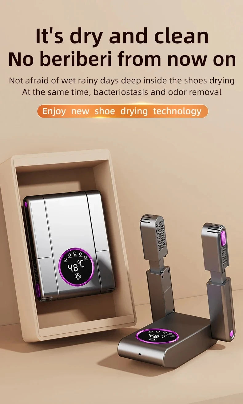HOMEFISH Korean Style Electric Shoe Dryer 220V - Footwear Heater for Deodorizing And Sterilizing Home Use Appliance