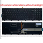 RU/US/UK/BR/SP For DELL Latitude 3550 3560 3570 3580 3588 15-3578 Vostro 15-3562 3546 3559 3565 3549 3558 laptop keyboard
