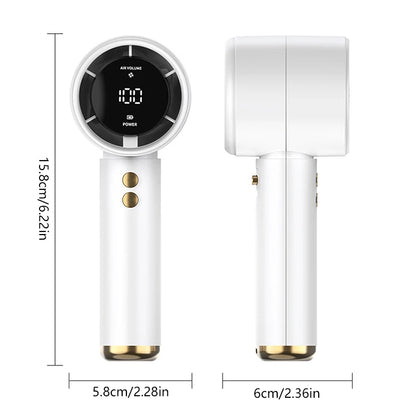 100 Speed High-speed Handheld Fan Usb Rechargeable Mini Portable Charging Turbo Fan Desktop Small Fan Outdoors Travel