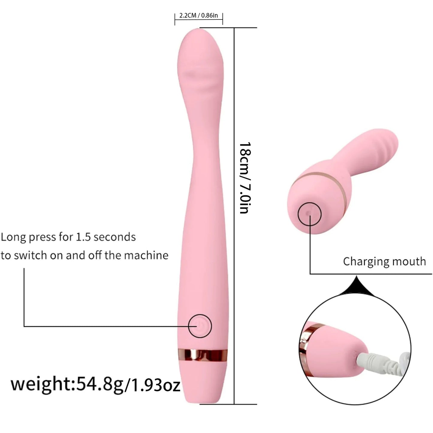 G Spot Vibrator Finger Vibrators Dildo Clitoris Stimulator Vagina Vibrat For Beginners Women Masturbator Massager AV Sex Toys 18