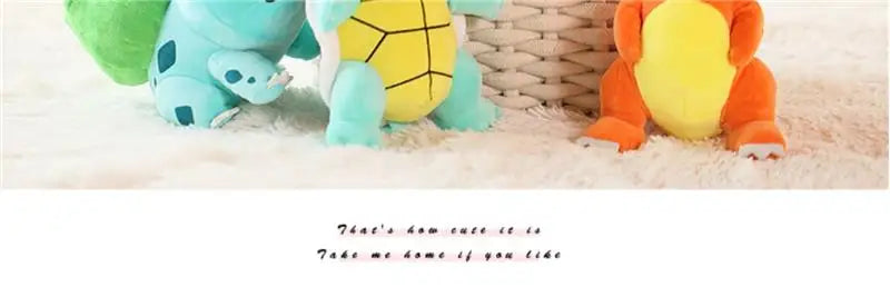 Pokemon Stuff Plush Toys Kawaii Pikachu Pichu Charmander Squirtle Psyduck Anime Soft Dolls Doll Kids Birthday Christmas Gift