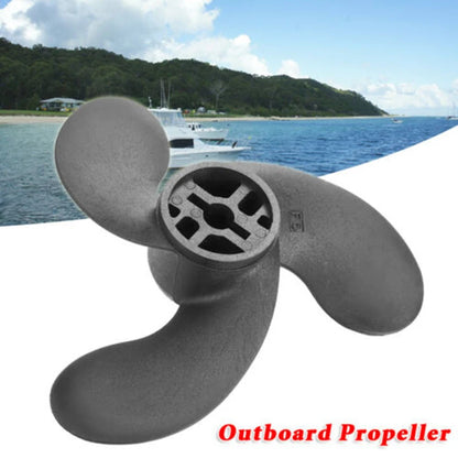 Quality Outboard Propeller, Made of High Strength Nylon, Suitable for Tohatsu3 5HP/Nissan2 5, 3 5HP/Mercury3 5HP Marine Boat