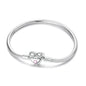 Original 925 Sterling Silver Charm Bracelets Heart Clip Bead Snake Chain Bracelet Fit Charms Beads Diy For Woman Fine Jewelry