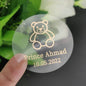 5CM Custom Name Wedding Sticker Personalized Design Your Label Candy Gift Box Birthday Party Seal Sticker Self-adhesive 50PCS