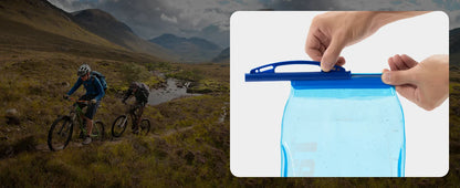 UTOBEST 1L/1.5L/2L/3L Hydration Bladder Water Reservoir Water Bag BPA Free for Running Cycling Hiking