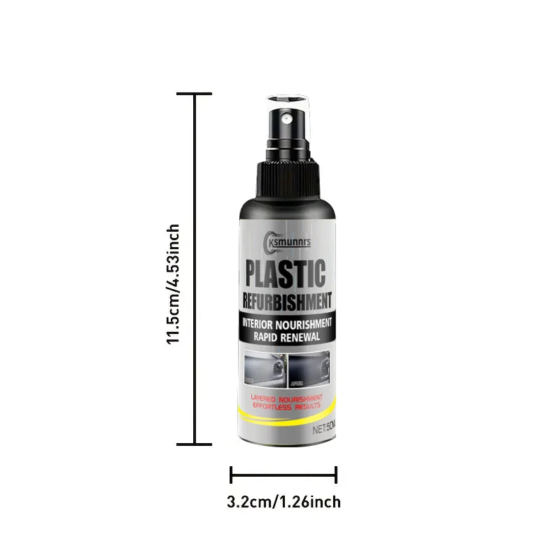 Car Interior Restorer Spray, Restores Shine to Leather, Plastic, Dashboard and Auto Trim