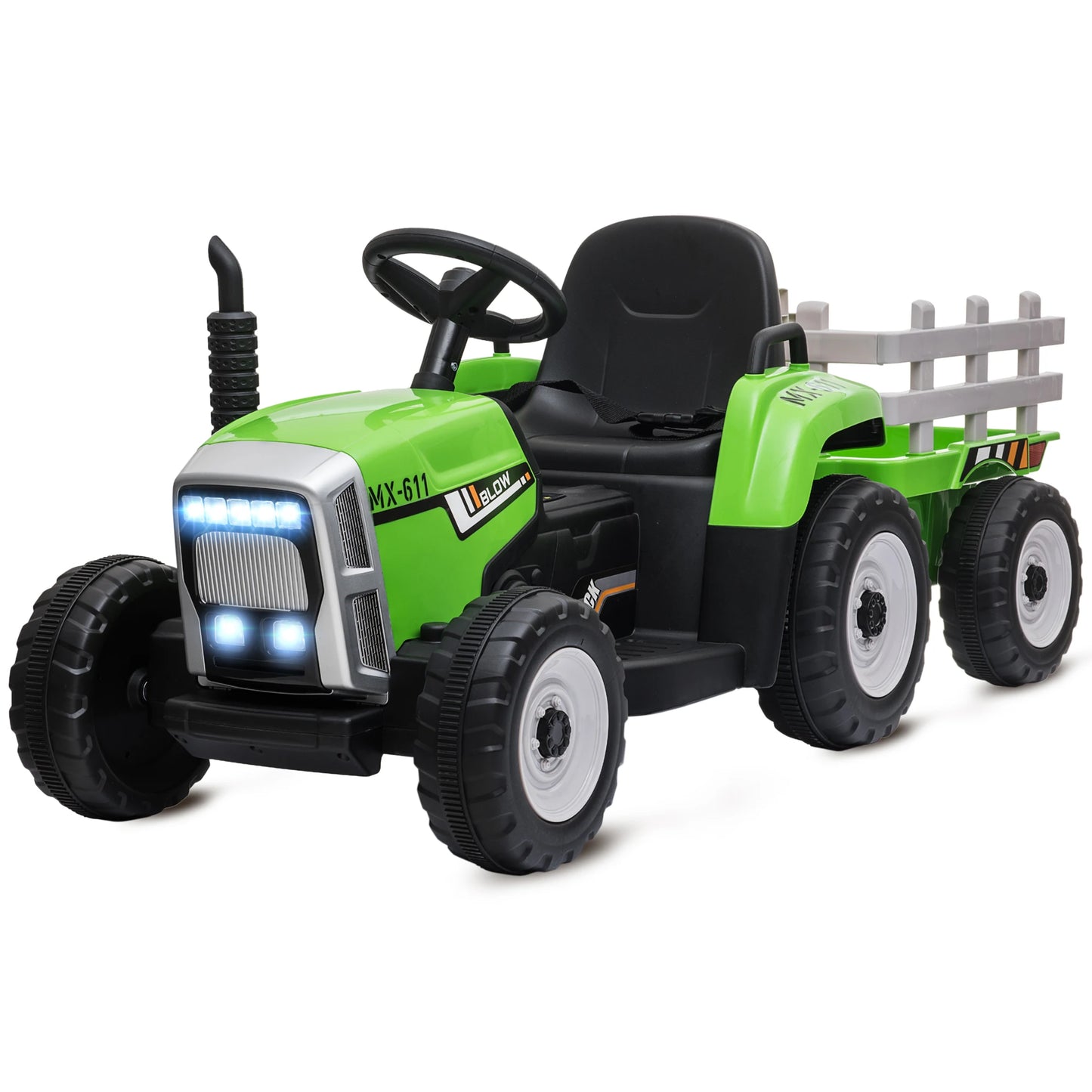 Electric Car for Children, Tractor for Children, with Parental Remote Control, Size 136.5x50x52.5 cm